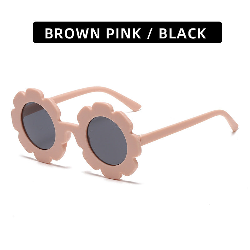 Trendy Kids' Sunglasses Cute Sunflower Design UV400 Protection