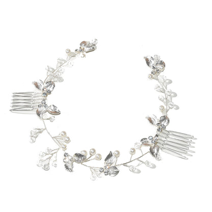 Handmade Gold Twist Comb New Bride Hair Accessory