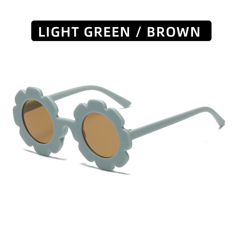 Trendy Kids' Sunglasses Cute Sunflower Design UV400 Protection