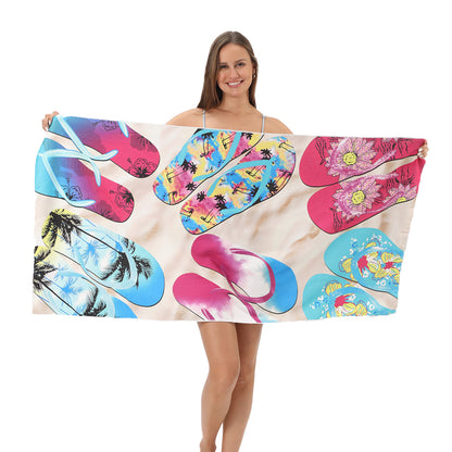 Microfiber Printed Beach Towel Bath Towel