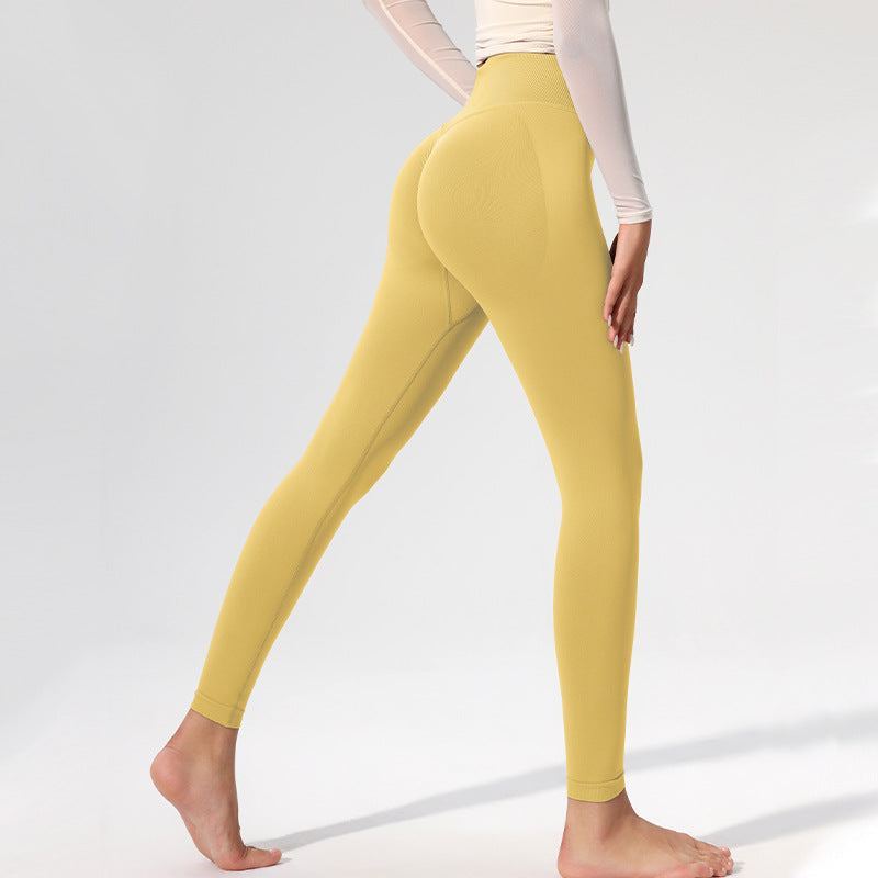 High-Waisted Peach Butt Yoga Pants for Women
