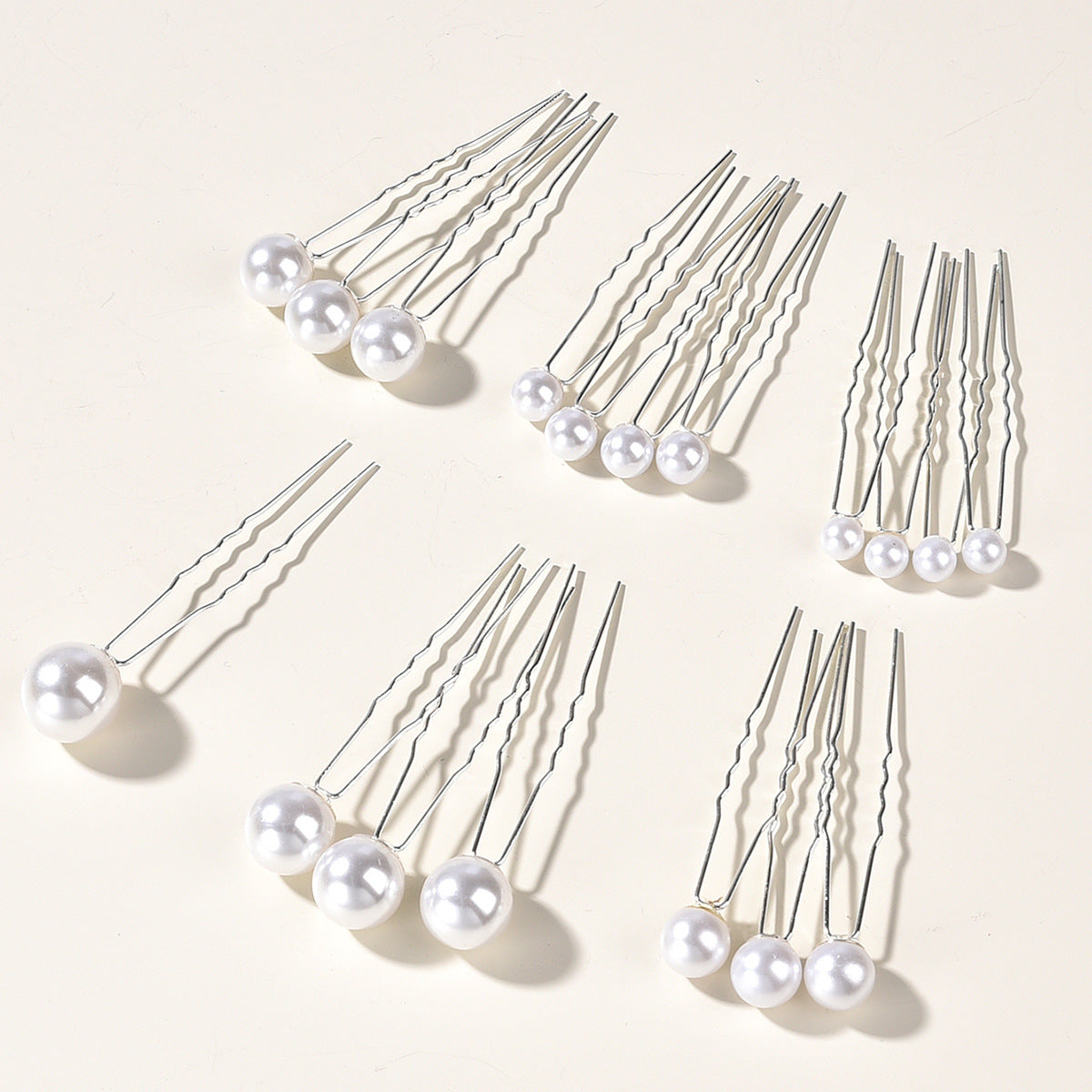 Vintage U Shaped Pearl Hairpins Bridal Accessories
