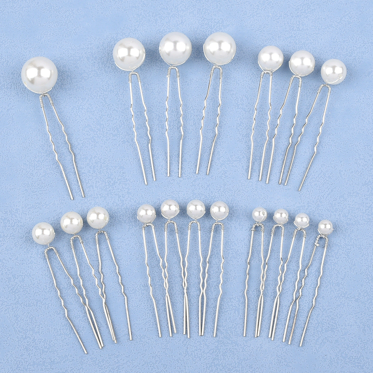 Vintage U Shaped Pearl Hairpins Bridal Accessories
