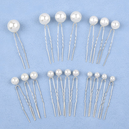 Vintage U Shaped Pearl Hairpins Bridal Accessories
