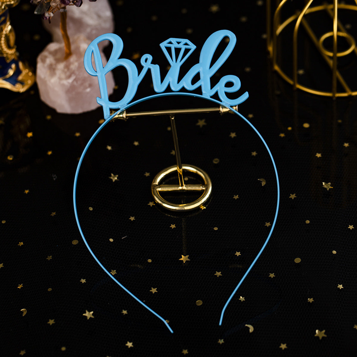Bridal Veil Hair Accessories Crown Headpiece for Weddings and Photoshoots