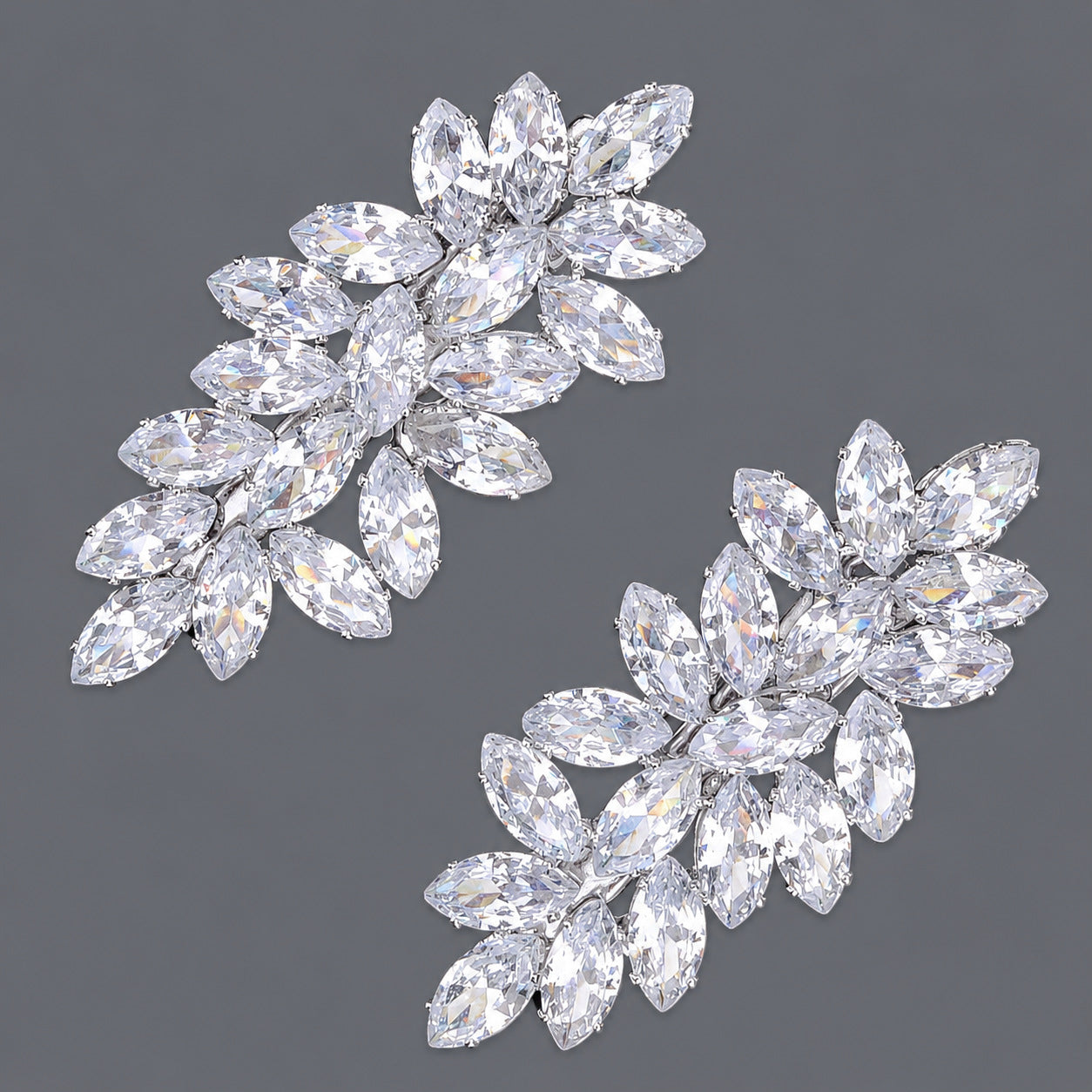 Elegant Zirconia Hair Clips for Everyday Style
