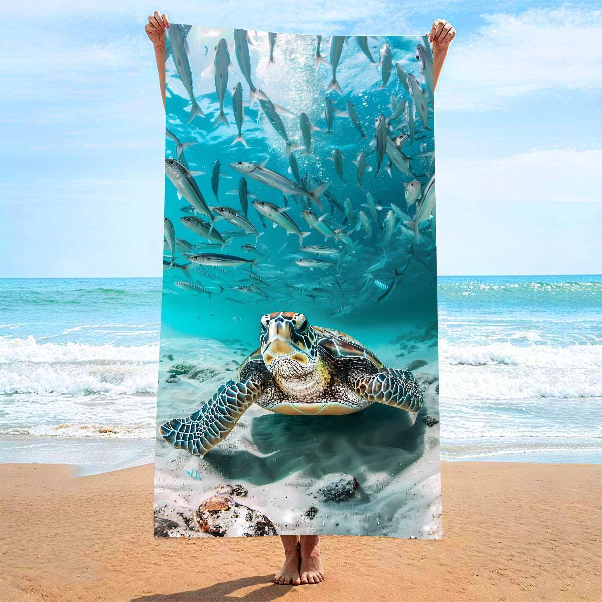 Custom Beach Towel Extra Large Microfiber Printed 100x180cm