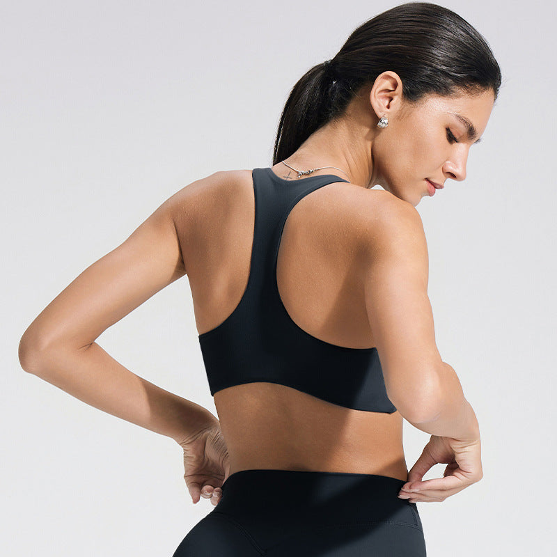 Seamless High-Impact Sports Bra for Running and Yoga
