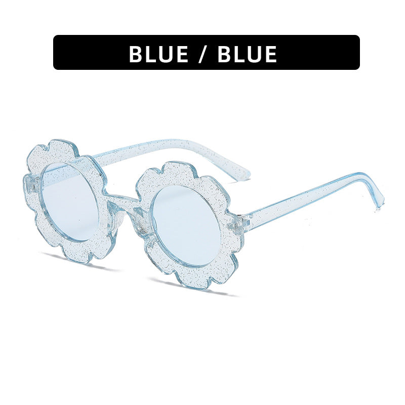 Trendy Kids' Sunglasses Cute Sunflower Design UV400 Protection