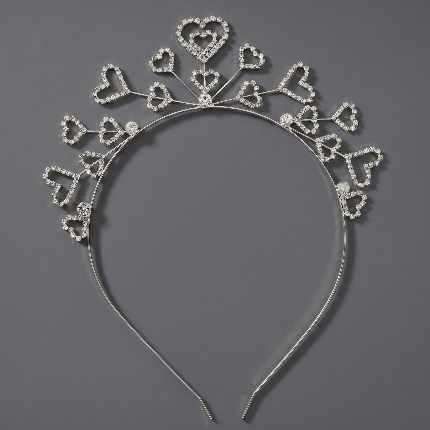 Luxury Rhinestone Princess Crown Headpiece for Birthdays and Weddings