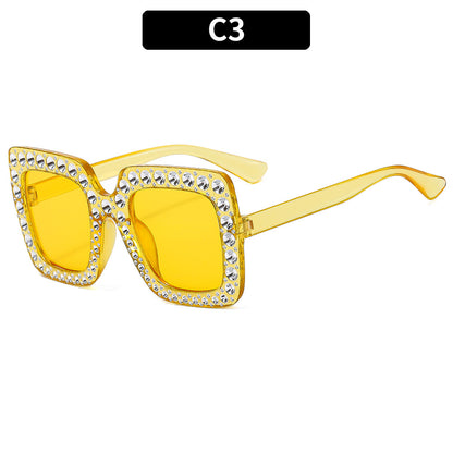 Kids Bling Sunglasses Trendy UV400 Protection Beach Sunglasses