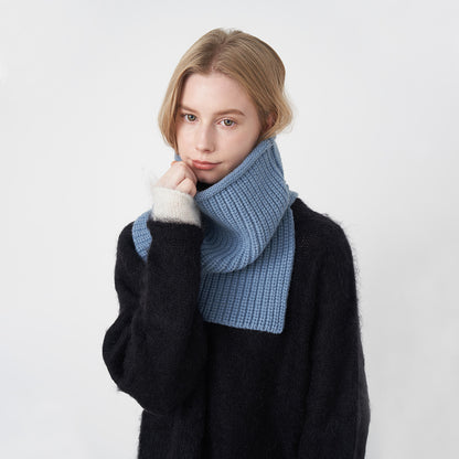 Chic Knit Scarves with Slit Design for All-Season Style