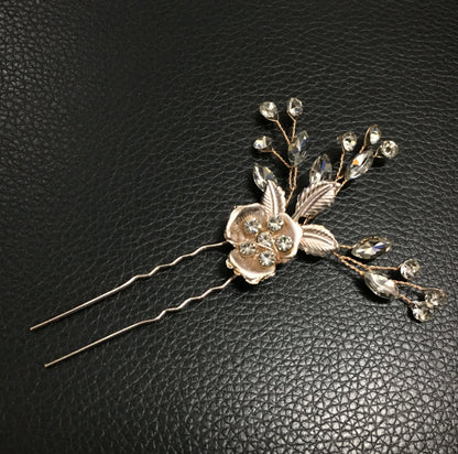 Trendy Pearl Embellished Alloy Hair Comb Bridal Hairpiece