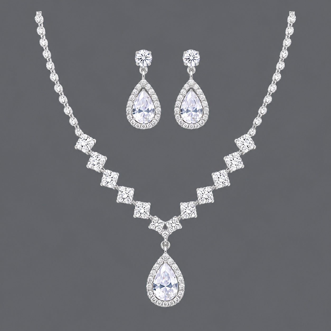 Elegant Vintage Pearl Jewelry Set – Necklace and Earrings for All Occasions