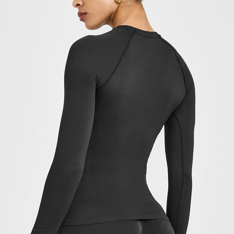 Winter Dry Fit Long Sleeve Yoga Top High Intensity Fitness Apparel