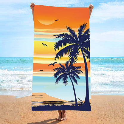 Custom Beach Towel Extra Large Microfiber Printed 100x180cm