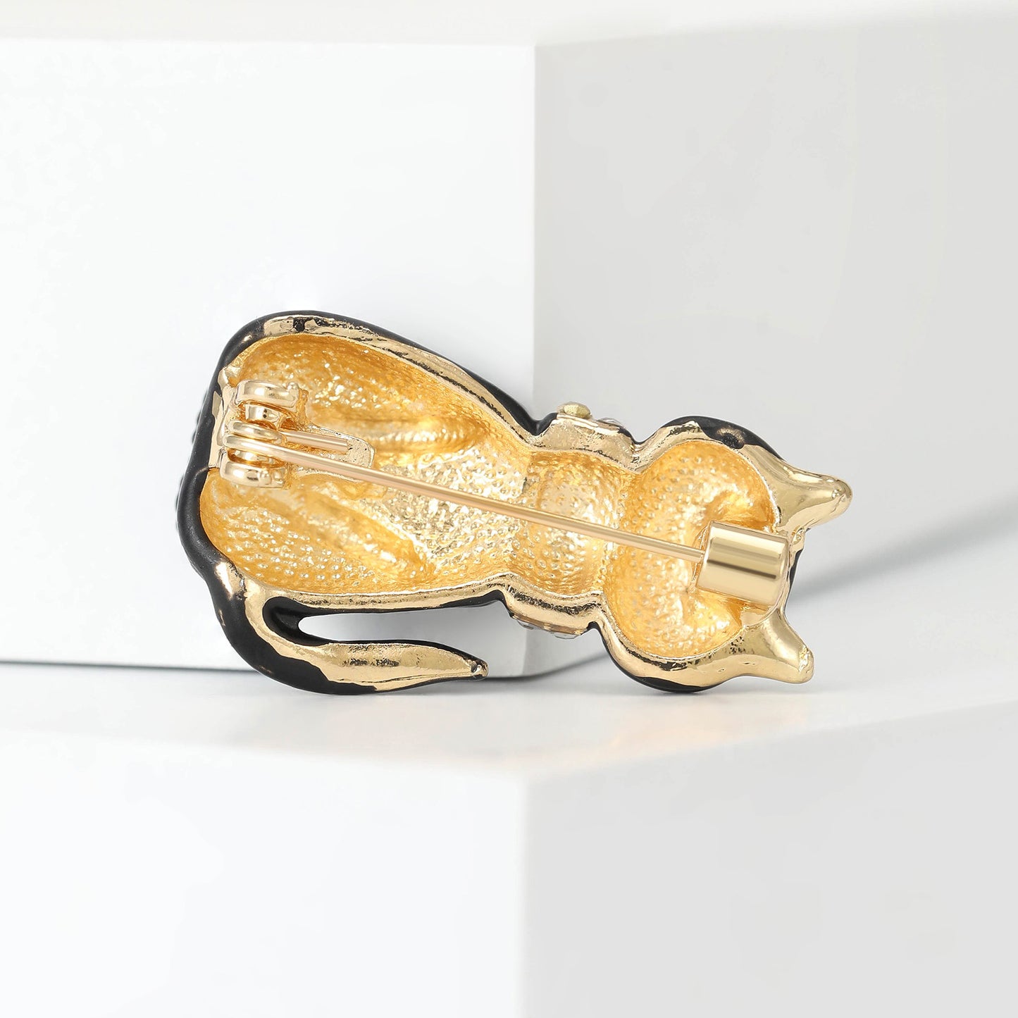 Cat Enamel Brooch Animal Jewelry Alloy Fashion Pin
