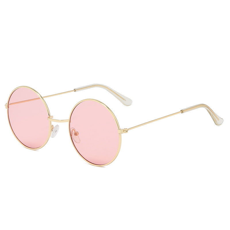 Vintage Round Frame Sunglasses for Men - UV400 Protection