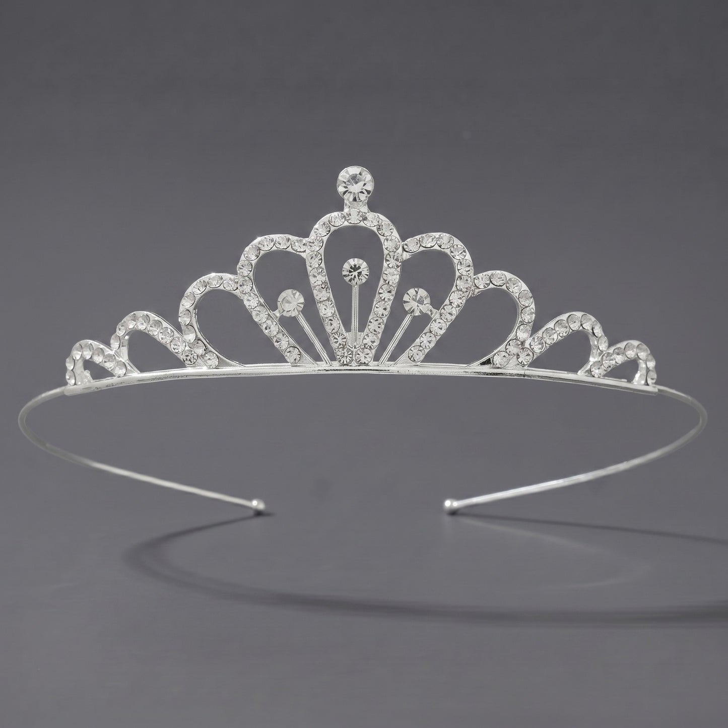 Luxury Rhinestone Princess Crown Headpiece for Birthdays and Weddings