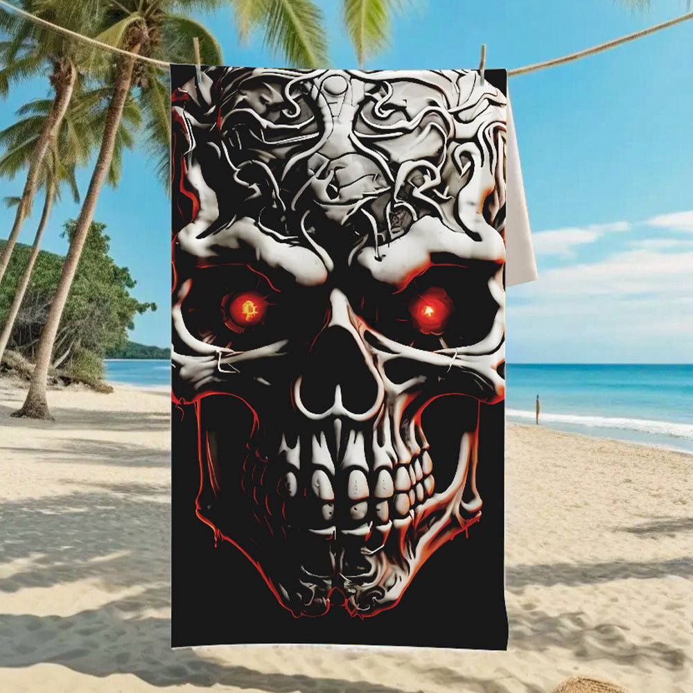 Ultra-Fine Microfiber Beach Towel Quick-Dry Bath Towel