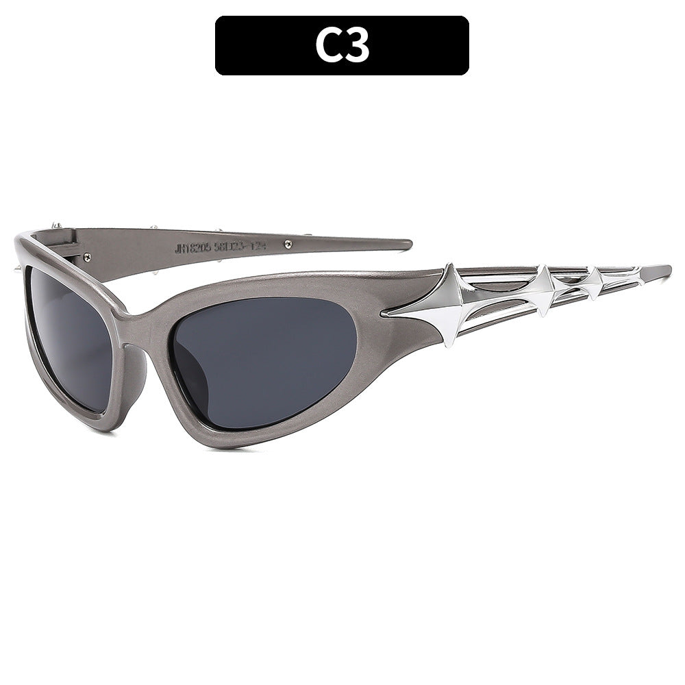 Stylish Outdoor UV400 Protection Sunglasses with Trendy Frames