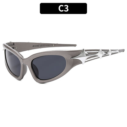 Stylish Outdoor UV400 Protection Sunglasses with Trendy Frames