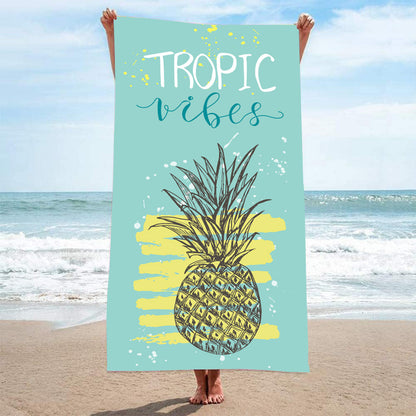 Printed Quick-Dry Microfiber Beach & Bath Towel
