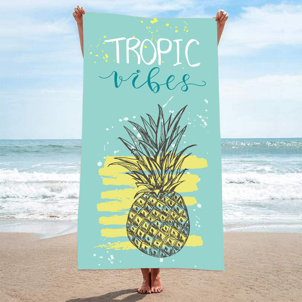 Customized Microfiber Beach Towel with Digital Print