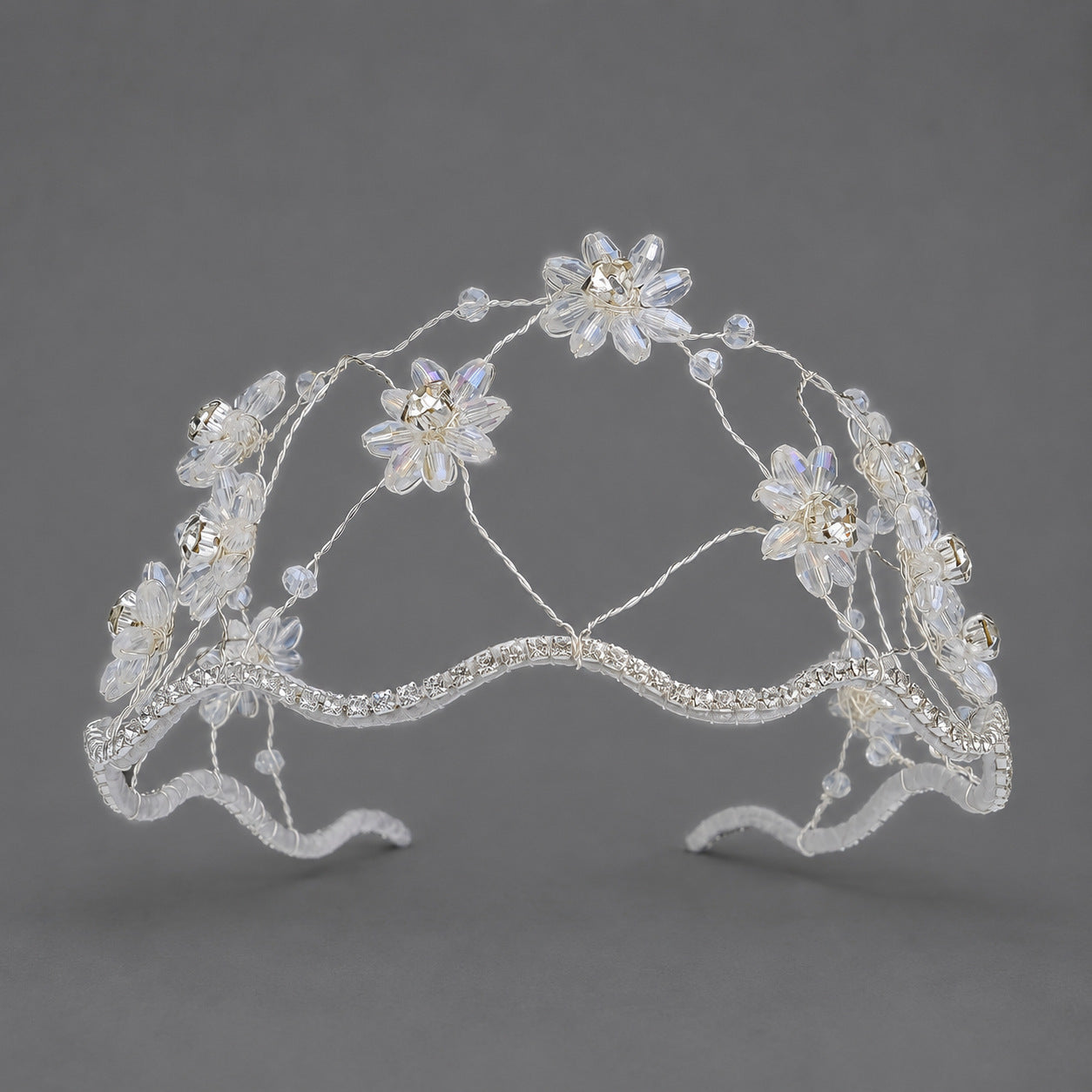 Handcrafted Crystal Beaded Headband Elegant Hair Accessory