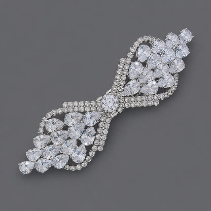 Elegant Zirconia Hair Clips for Everyday Style