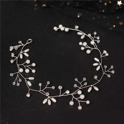Handmade Pearl Headband Wedding Hairpiece