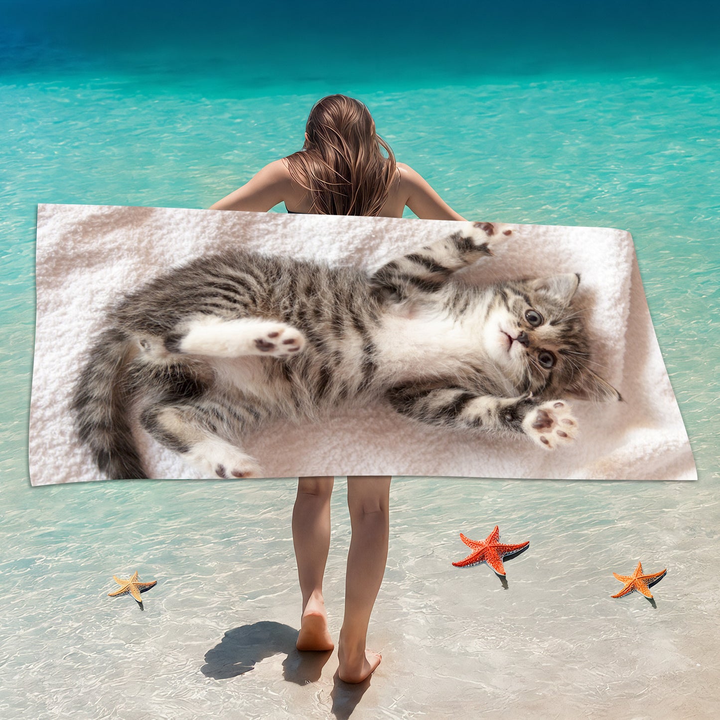 Printed Quick-Dry Microfiber Beach & Bath Towel