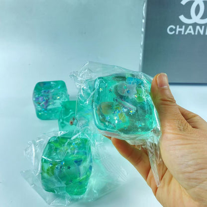 Squishy Stress Toy Ocean Malt Cube Soft Silicone
