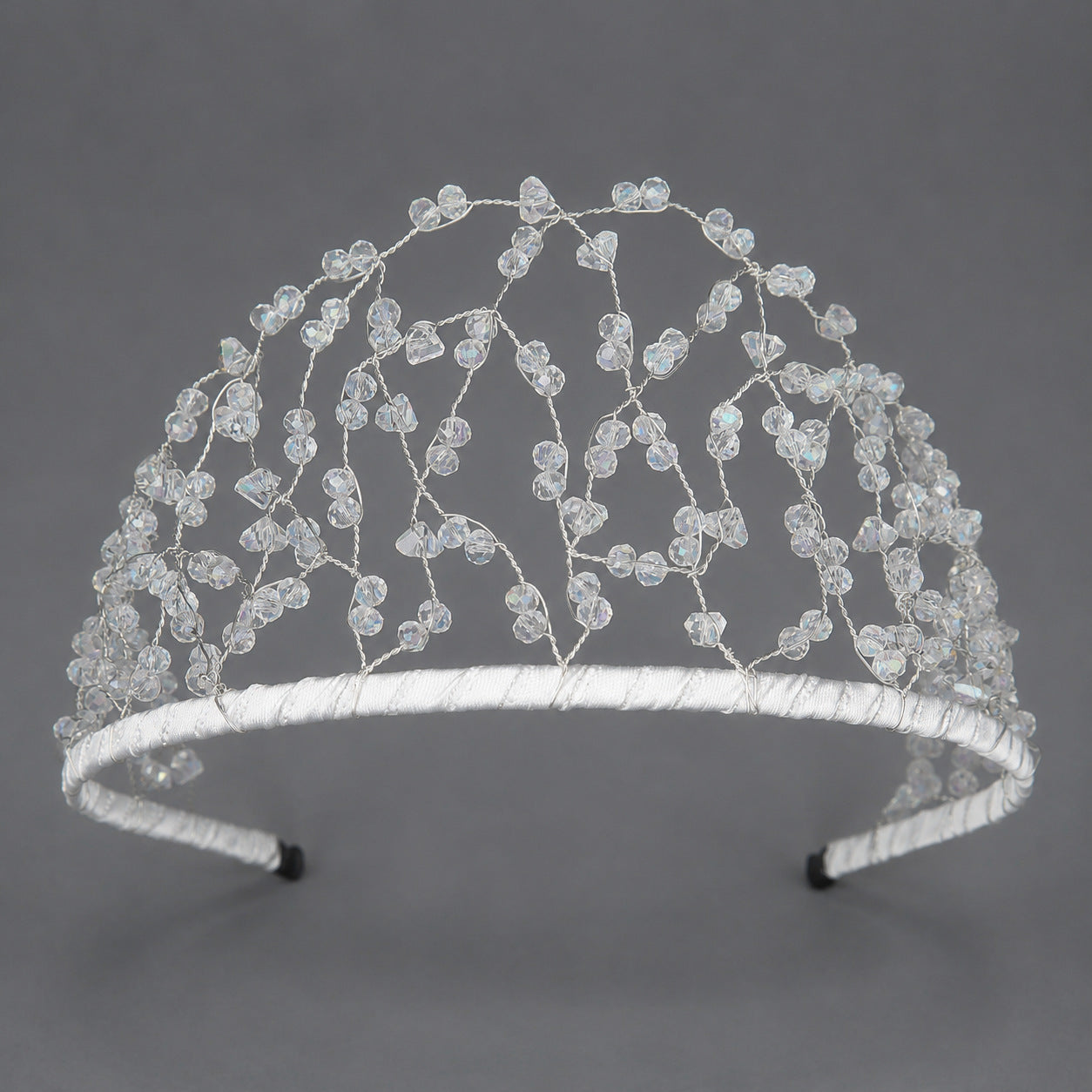 Handcrafted Crystal Beaded Headband Elegant Hair Accessory