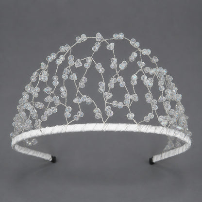 Handcrafted Crystal Beaded Headband Elegant Hair Accessory