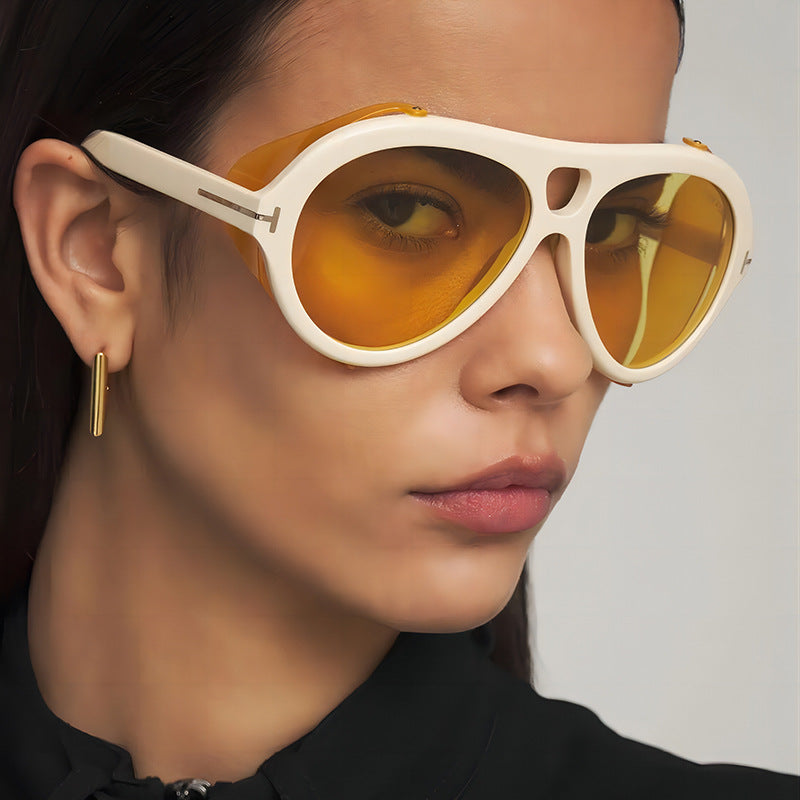 Stylish Multi-Color UV400 Sunglasses Punk Hip-Hop Shades