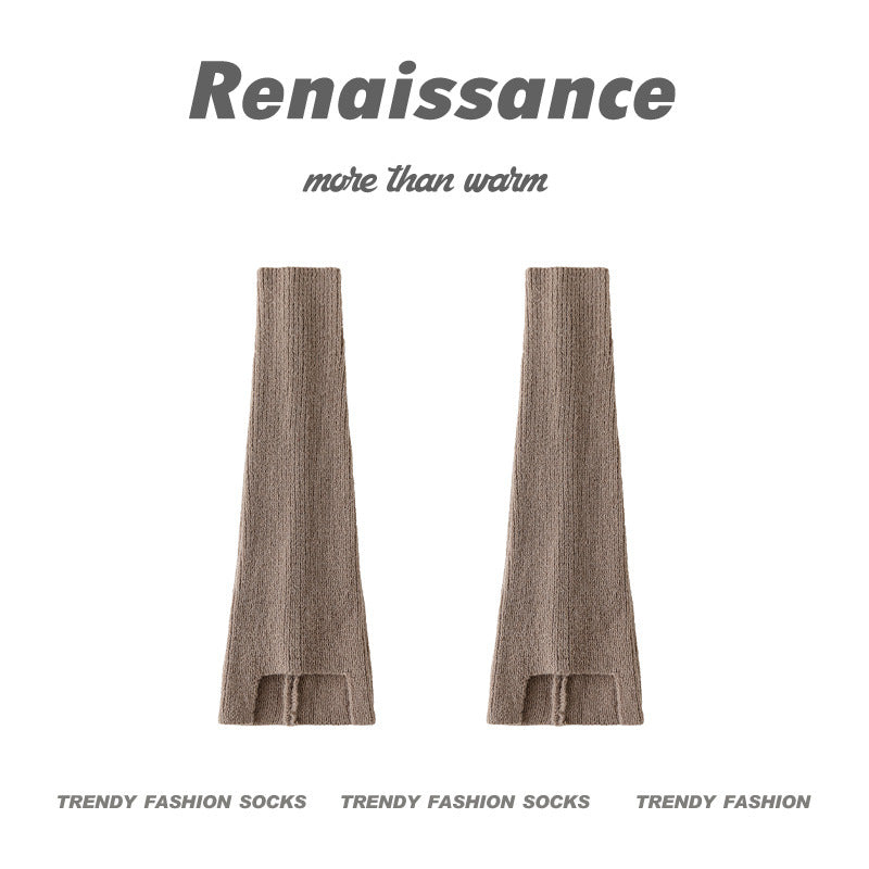 Renaissance Knit Calf Socks Acrylic Blend Layering