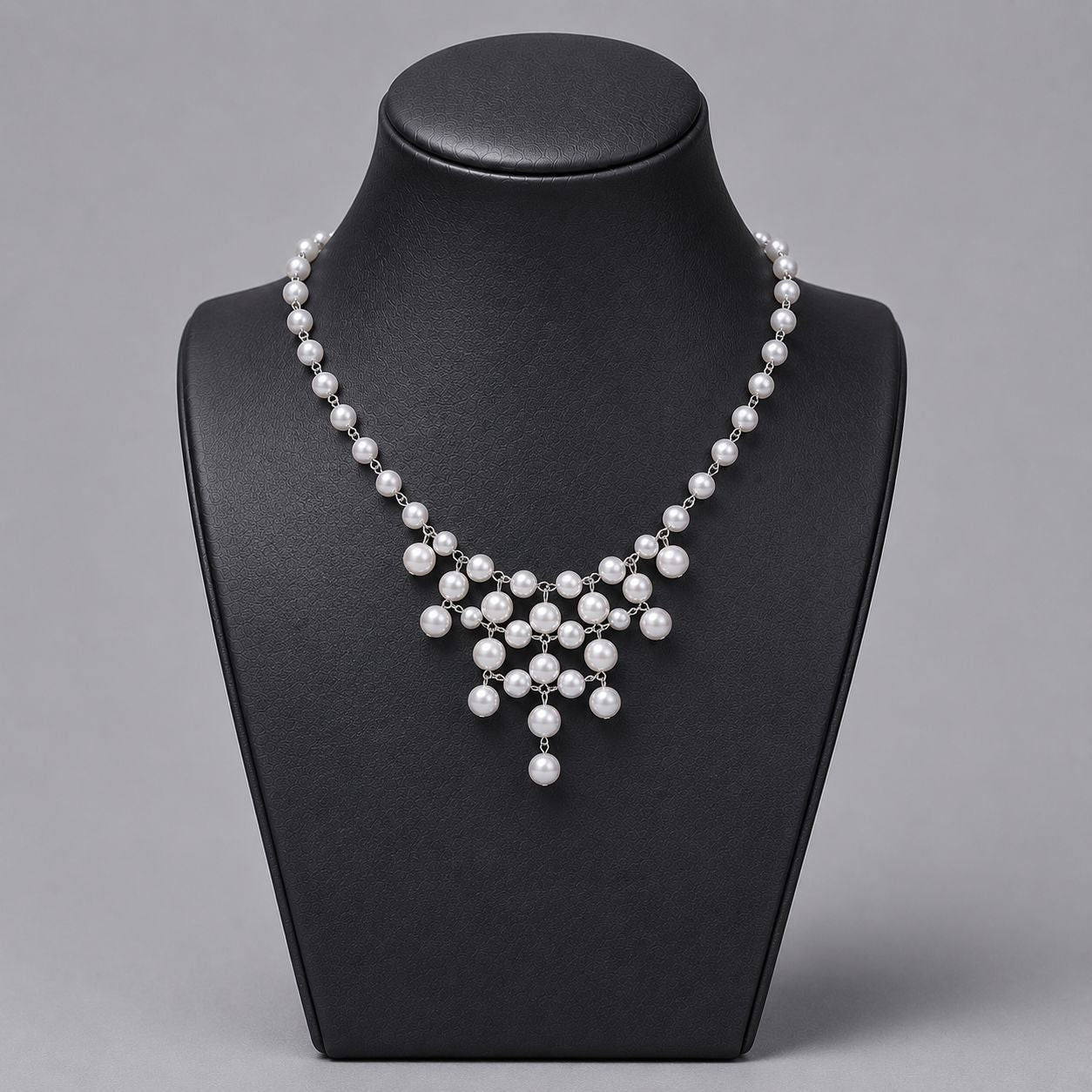 Luxury Bridal Jewelry Set with Pearl and Rhinestone for Weddings and Parties