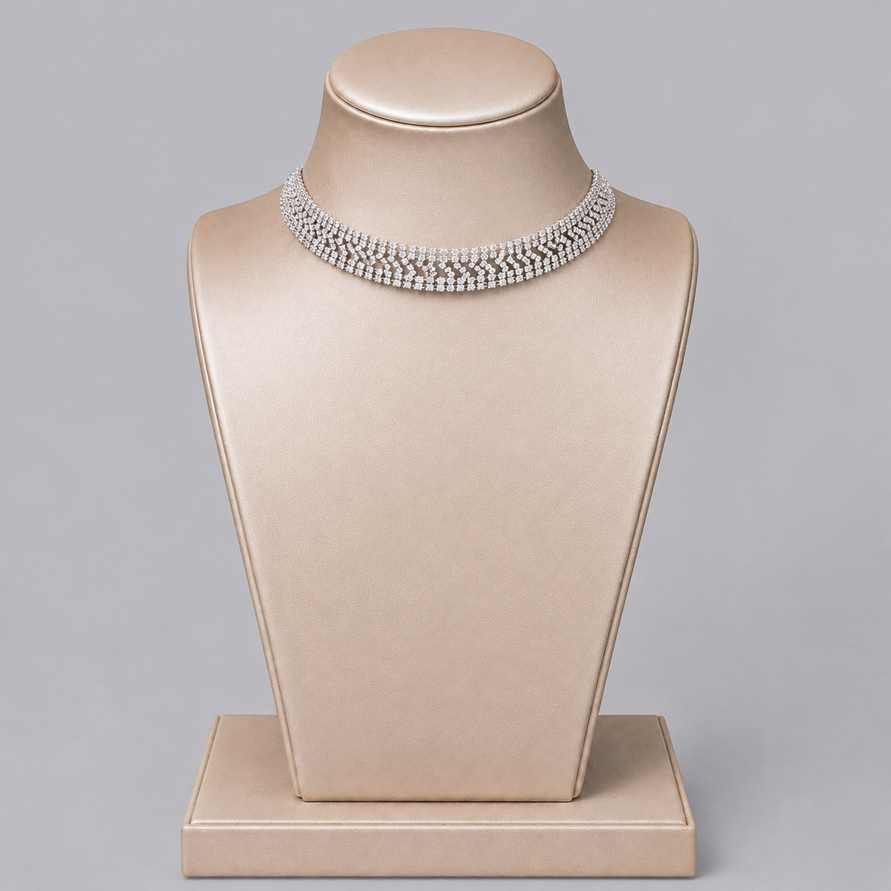 Elegant Crystal Jewelry Set with Necklace and Earrings for Parties