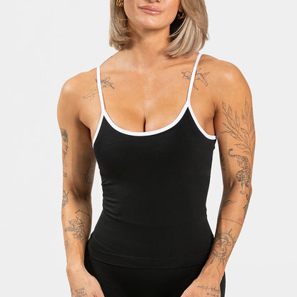 Color Blocked Long Sleeve Workout Top for Women