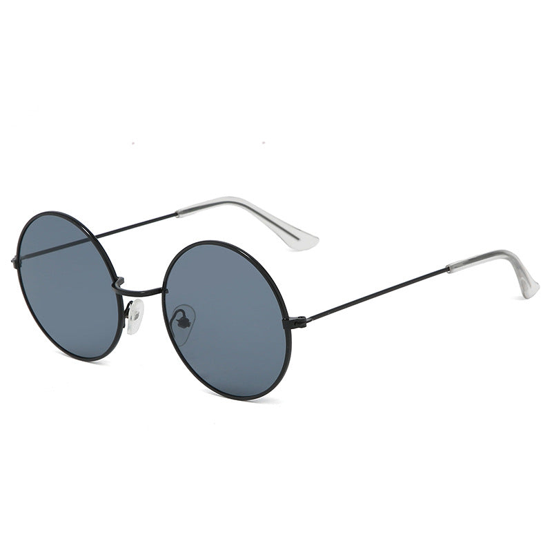 Vintage Round Frame Sunglasses for Men - UV400 Protection