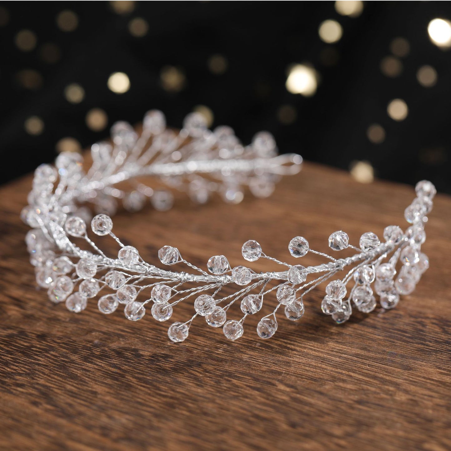 Crystal Pearl Wedding Headband Hair Accessory