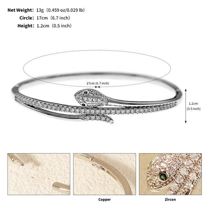 Crystal Studded Open Cuff Bracelet Elegant Jewelry for Weddings and Parties