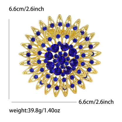 Creative Rhinestone Brooch Alloy Fashion Pin for Women
