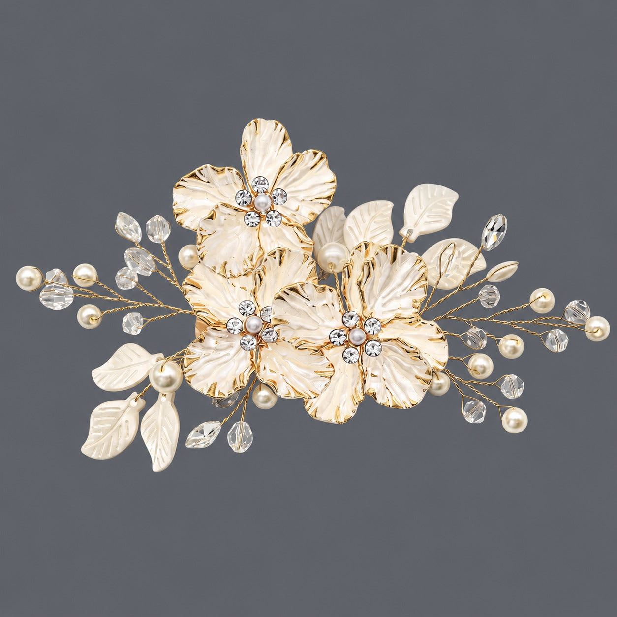 Elegant Acrylic Flower Hair Accessories Set for Women