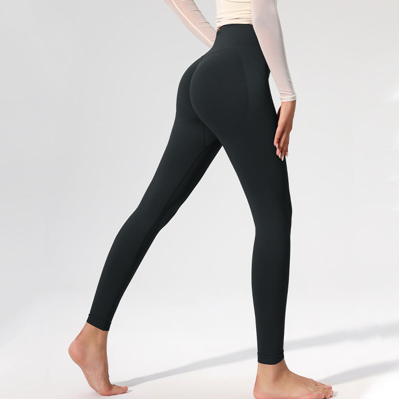 High-Waisted Peach Butt Yoga Pants for Women
