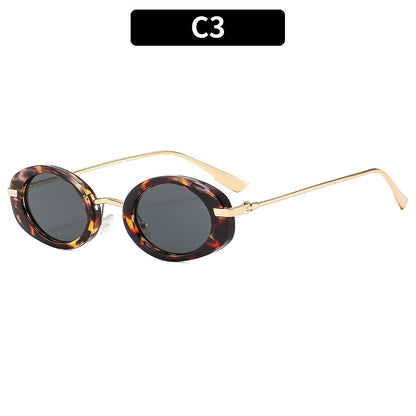 Oval Retro Sunglasses Trendy Women’s UV400 Unisex Eyewear