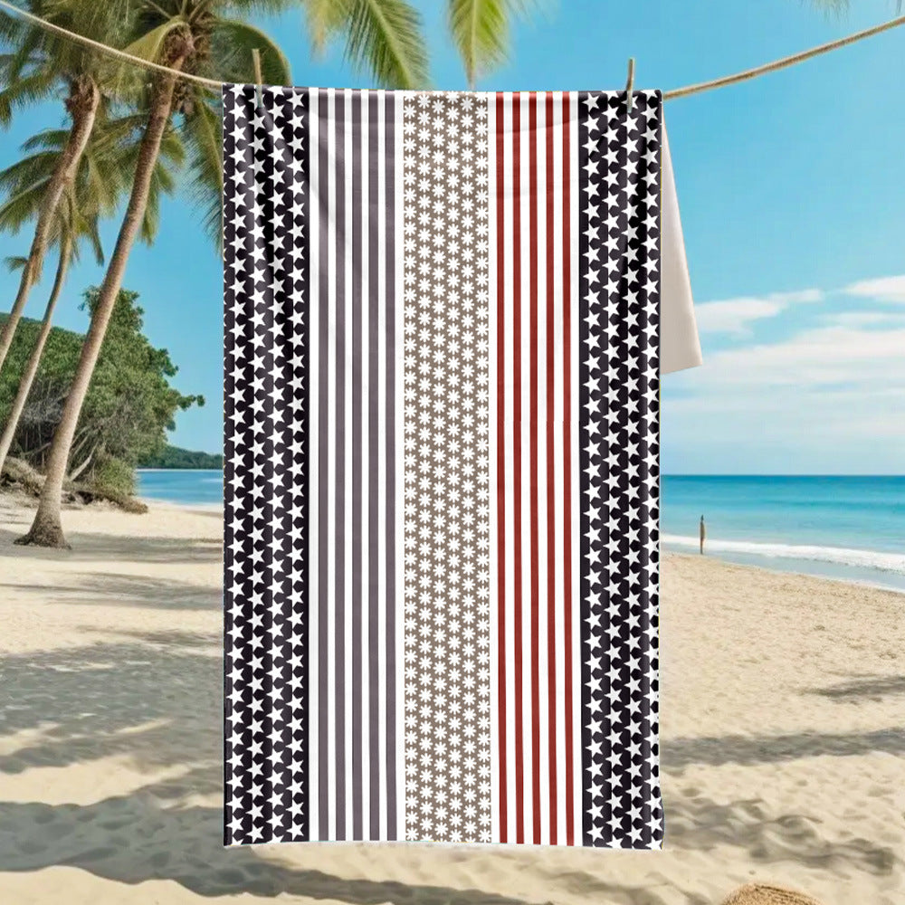Microfiber Printed Beach Towel Bath Towel