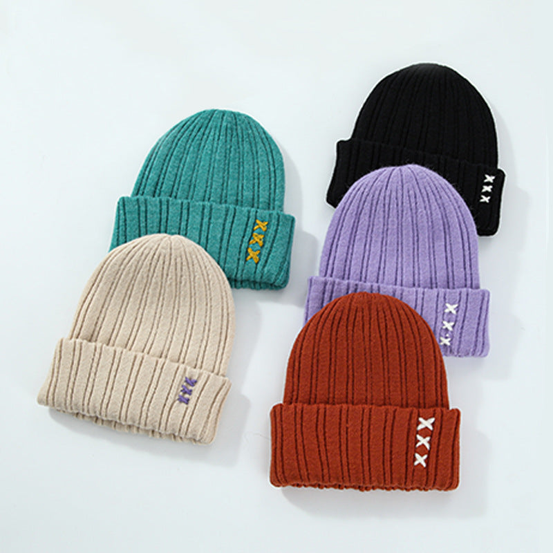 Trendy Solid Color Knitted Beanie for Men and Women