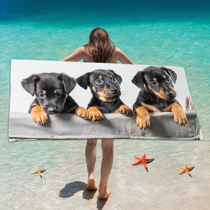 Printed Quick-Dry Microfiber Beach & Bath Towel